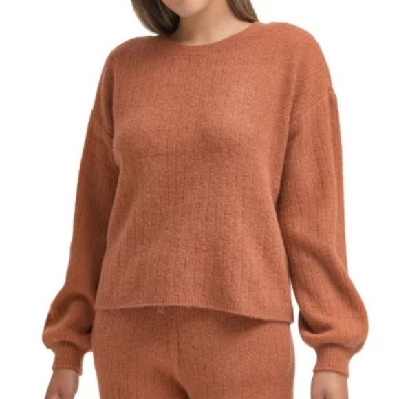 Dkny Sweaters - NWT DKNY Women’s Cashmere Blend Sweater Toffee XL